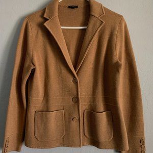 Talbots Sweater Jacket Medium Petite EUC